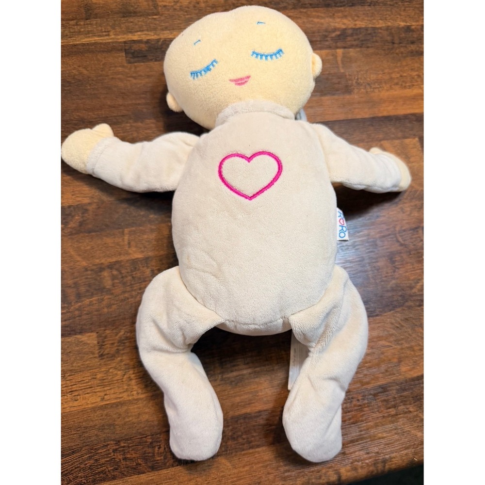 Lullu doll by Roro. Infant sleep soother, real life breathing and heartbeat.